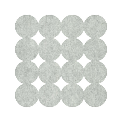 York Wallcoverings York Contract Modern Circles White Peel and Stick Tiles Modern Global Whites and Off-Whites  Wallpaper - QWS1015