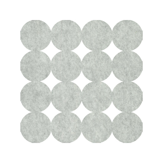 York Wallcoverings York Contract Modern Circles White Peel and Stick Tiles Modern Global Whites and Off-Whites  Wallpaper - QWS1015