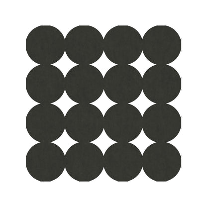 York Wallcoverings York Contract Modern Circles Charcoal Peel and Stick Tiles Modern Global Greys  Wallpaper - QWS1017