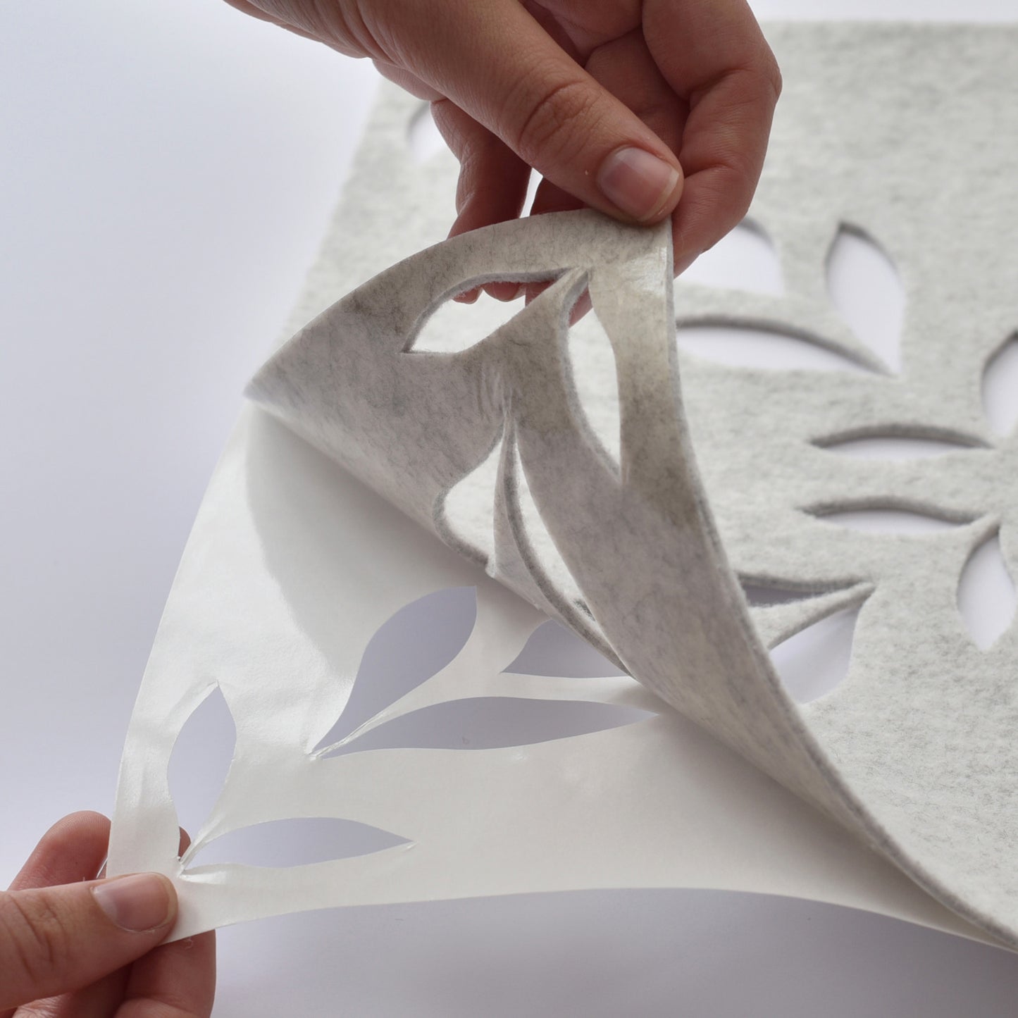 York Wallcoverings York Contract Botanical Trellis White Peel and Stick Tiles Modern Botanical Whites and Off-Whites  Wallpaper - QWS1020