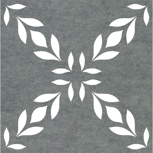 York Wallcoverings RoomMates Botanical Trellis Light Grey Peel and Stick Tiles Modern Botanical Greys  Wallpaper - QWS1022