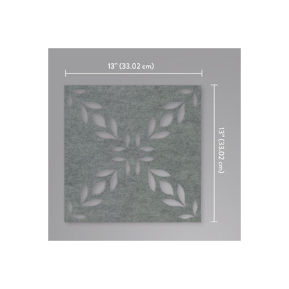 York Wallcoverings RoomMates Botanical Trellis Light Grey Peel and Stick Tiles Modern Botanical Greys  Wallpaper - QWS1022