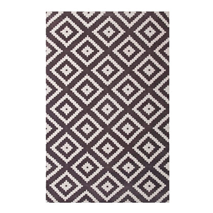 Modway Outlet Alika Abstract Diamond Trellis 5x8 Area Rug by Modway  Living Room Rugs Ivory and Charcoal - R-1004E-58
