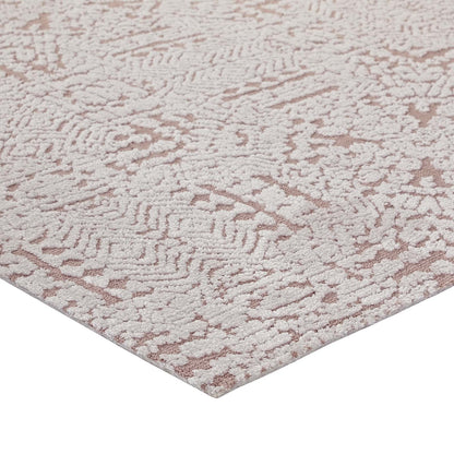Modway Outlet Javiera Contemporary Moroccan 8x10 Area Rug by Modway  Living Room Rugs Ivory and Cameo Rose - R-1018B-810