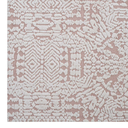 Modway Outlet Javiera Contemporary Moroccan 8x10 Area Rug by Modway  Living Room Rugs Ivory and Cameo Rose - R-1018B-810