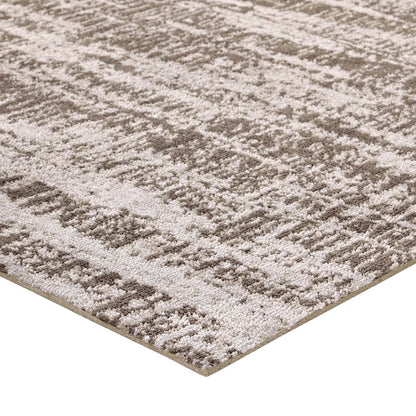 Modway Outlet Darja Distressed Rustic Modern 5x8 Area Rug by Modway  Living Room Rugs Light and Dark Tan - R-1023A-58