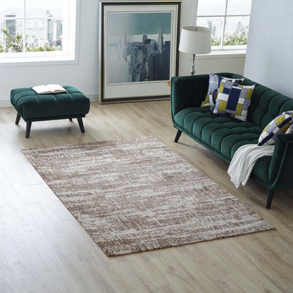 Modway Outlet Darja Distressed Rustic Modern 5x8 Area Rug by Modway  Living Room Rugs Light and Dark Tan - R-1023A-58
