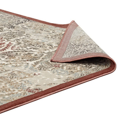 Modway Outlet Hester Ornate Turkish Vintage 5x8 Area Rug by Modway  Living Room Rugs Tan and Walnut Brown - R-1100A-58