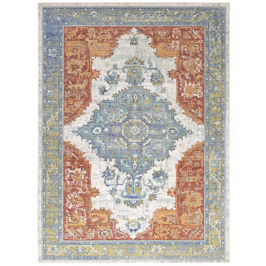 Modway Outlet Citlali Distressed Southwestern Aztec 4x6 Area Rug by Modway  Living Room Rugs Multicolored - R-1122A-46