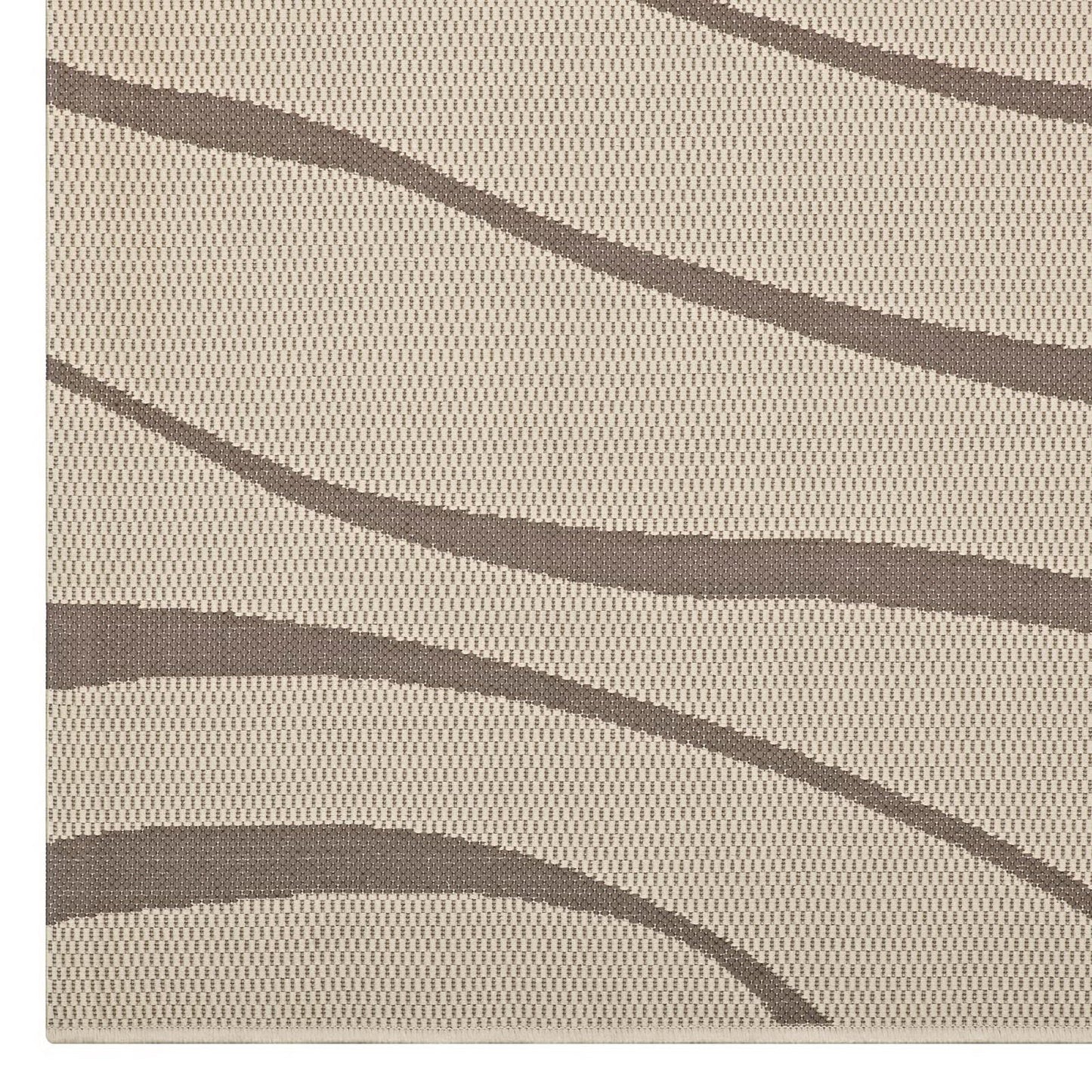 Modway Outlet Surge Swirl Abstract Indoor and Outdoor 5x8 Area Rug by Modway  Living Room Rugs Light and Dark Beige - R-1138A-58
