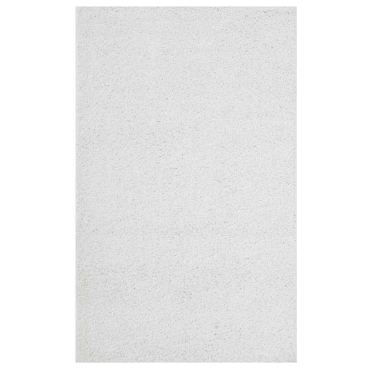 Modway Outlet Enyssa Solid 5x8 Shag Area Rug by Modway  Living Room Rugs Ivory White - R-1145C-58