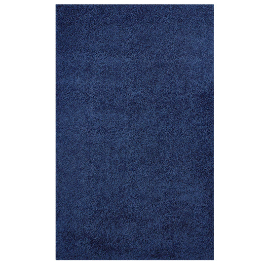 Modway Outlet Enyssa Solid 5x8 Shag Area Rug by Modway  Living Room Rugs Navy - R-1145D-58