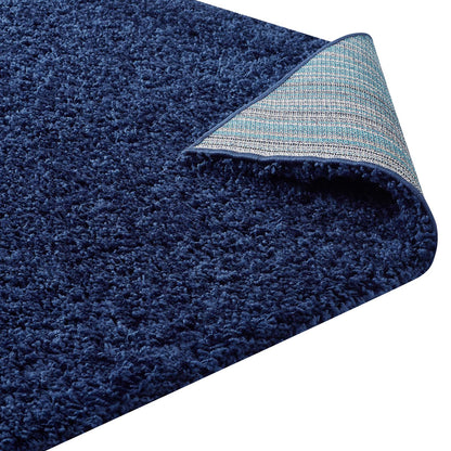 Modway Outlet Enyssa Solid 5x8 Shag Area Rug by Modway  Living Room Rugs Navy - R-1145D-58
