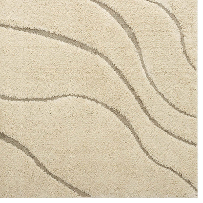Modway Outlet Jubilant Abound Abstract Swirl Shag 5x8 Area Rug by Modway  Living Room Rugs Creame and Beige - R-1150A-58