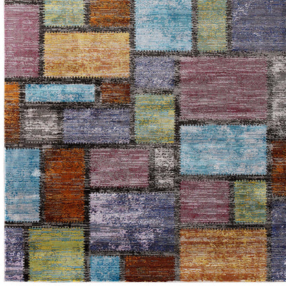 Modway Outlet Success Nyssa Abstract Geometric Mosaic 8x10 Area Rug by Modway  Living Room Rugs Multicolored - R-1162A-810