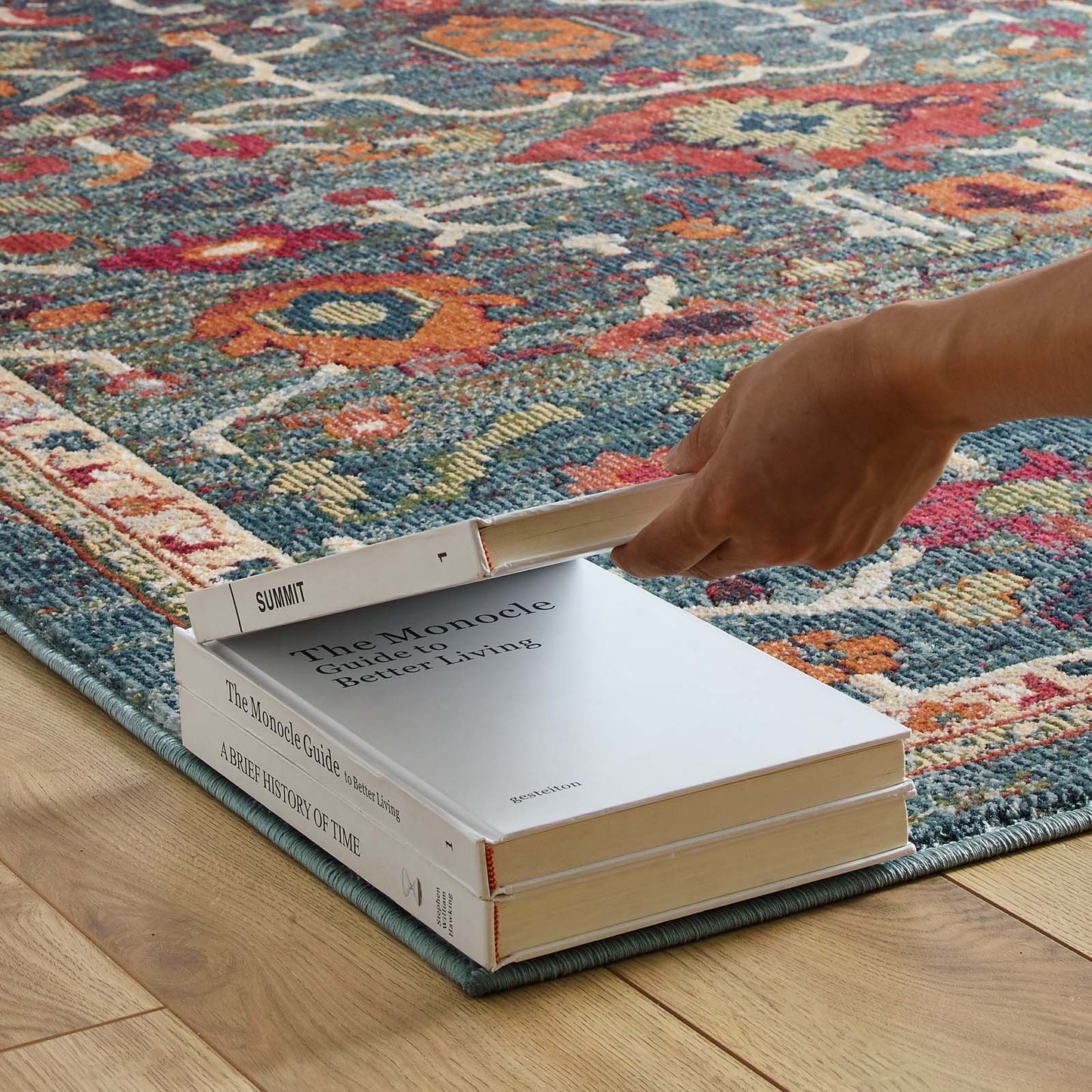 Modway Outlet Tribute Every Distressed Vintage Floral 5x8 Area Rug by Modway  Living Room Rugs Multicolored - R-1186A-58