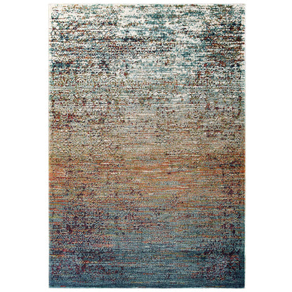 Modway Outlet Tribute Jacinda Rustic Distressed Vintage Lattice 5x8 Area Rug by Modway  Living Room Rugs Multicolored - R-1188A-58