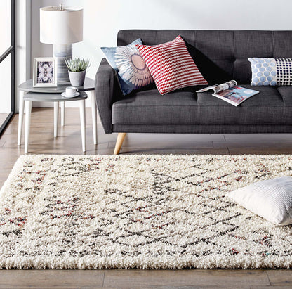 Modway Outlet Skadi Rainbow Diamond Shag Area Rug by Modway  Living Room Rugs Multicolor - R-1194A-58