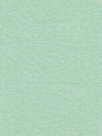Mint green woven fabric with tiny white flecks; soft upholstery fabric.