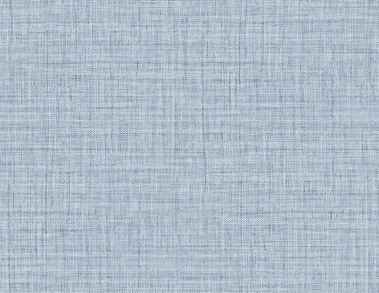 Seabrook Designs  Harvest Twine Faux Weave Contemporary Blues   - RA40104
