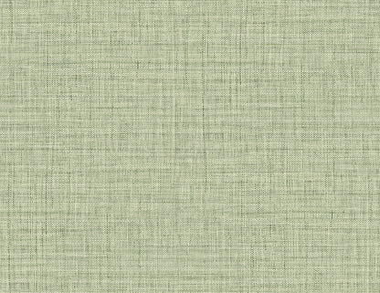 Seabrook Designs  Harvest Twine Faux Weave Contemporary Greens   - RA40133