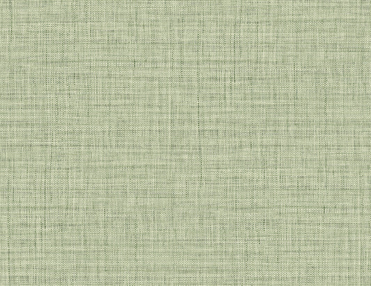 Seabrook Designs  Harvest Twine Faux Weave Contemporary Greens   - RA40133