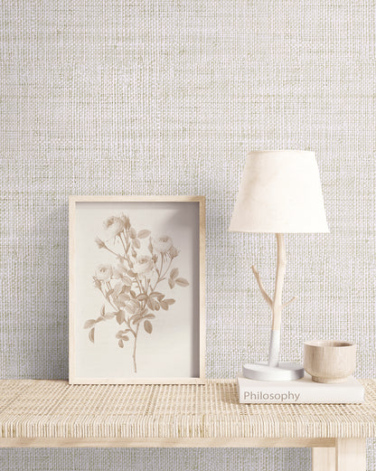 Seabrook Designs  Wild Bind Faux Weave Contemporary Cool Neutrals   - RA40308