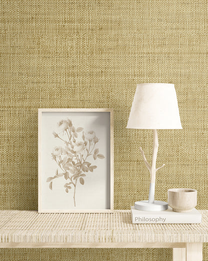 Seabrook Designs  Wild Bind Faux Weave Contemporary Warm Neutrals, Beiges   - RA40315