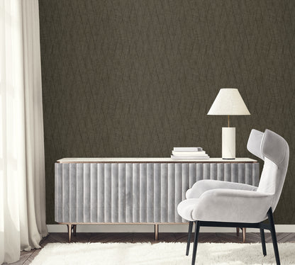 Seabrook Designs  Sun Woven Faux Weave Contemporary Blacks   - RA41217