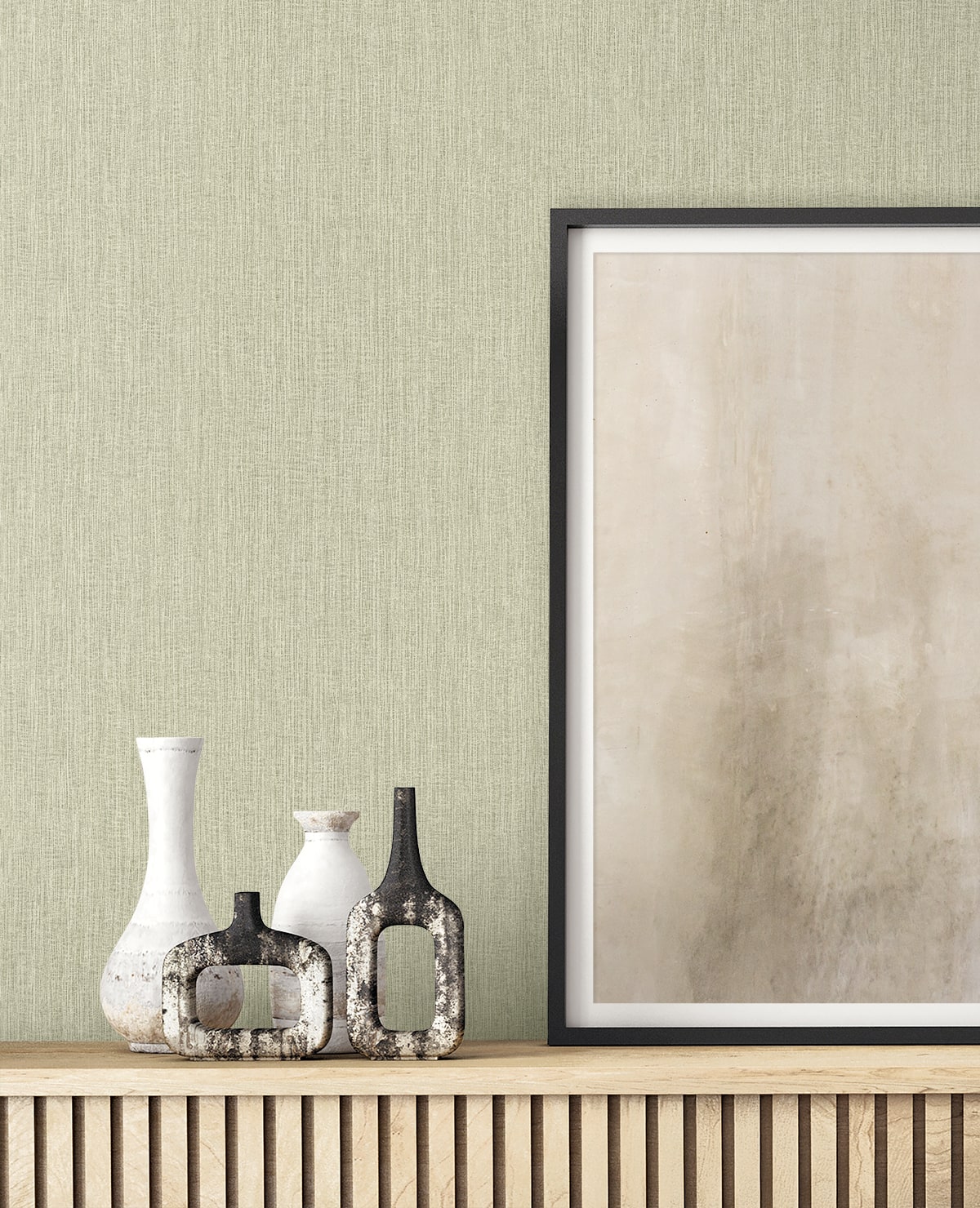 Seabrook Designs  Natural Tether Stria Contemporary Cool Neutrals   - RA41526