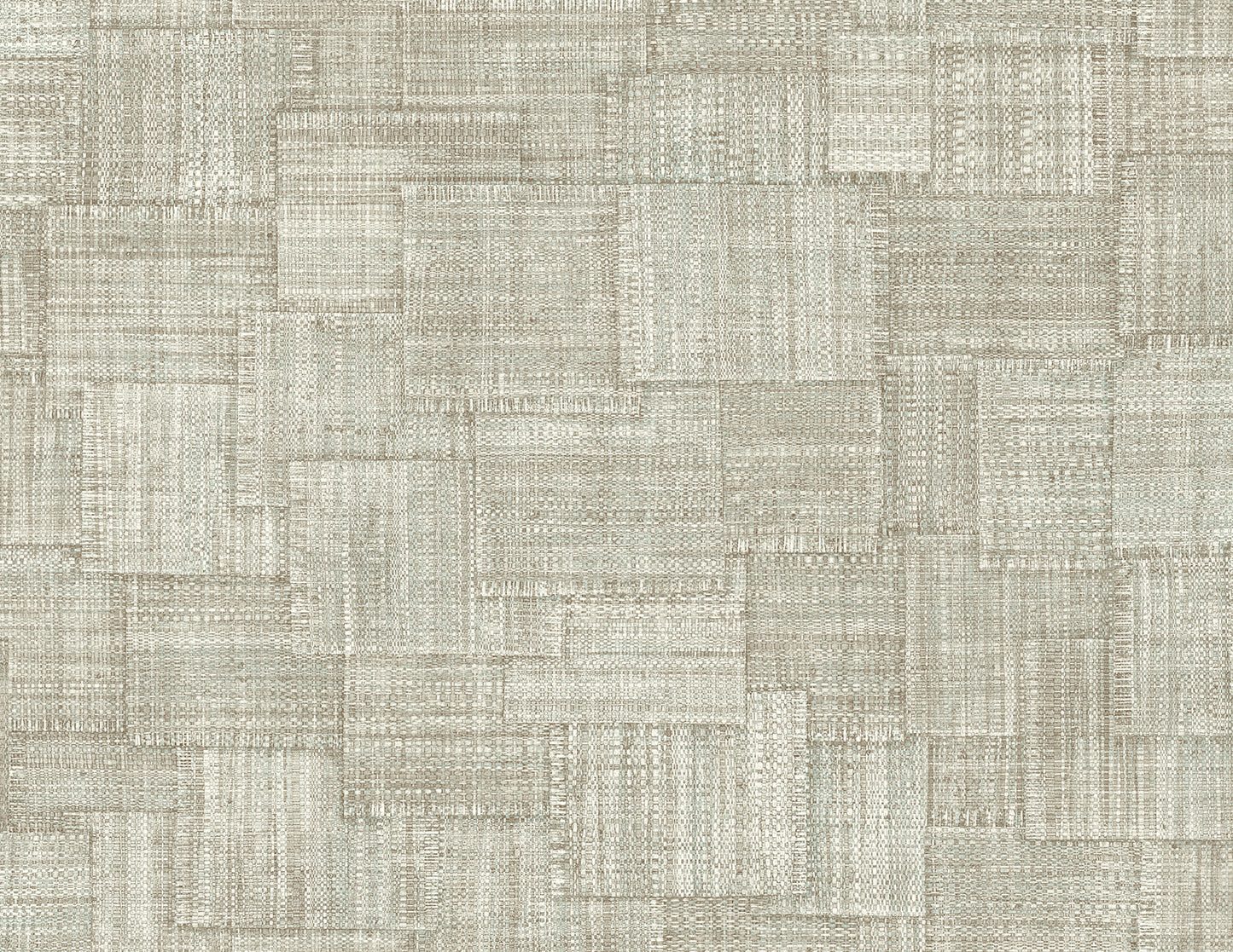 Seabrook Designs  Woven Blocks Faux Weave Contemporary Cool Neutrals   - RA41708
