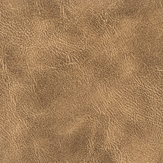 STOUT TEXTILES  FAUX LEATHER TRADITIONAL, SOLID TRUFFLE   - RADN-2