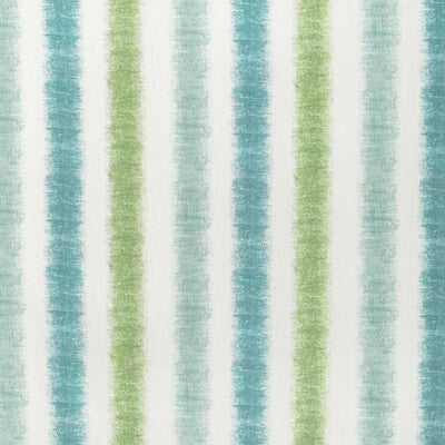 KRAVET BASICS PRINT STRIPES TURQUOISE,GREEN,WHITE   - RAIPUR.135.0