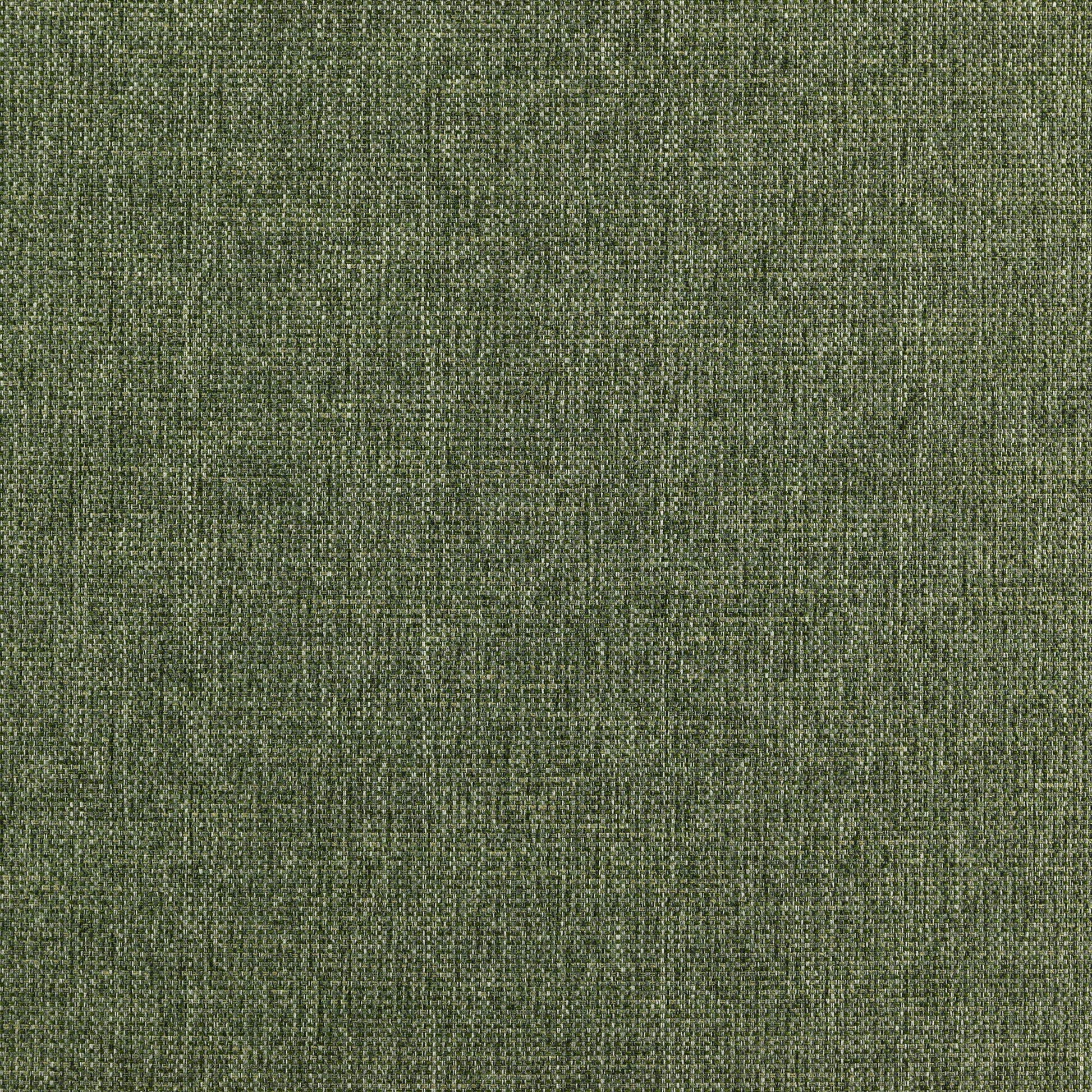 Olive green textured woven fabric swatch with tight weave and subtle heather.