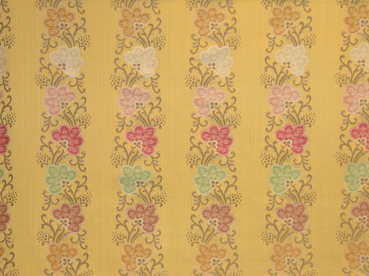 SCALAMANDRE OUTLET  FABRIC FLEUR  FABRIC MULTI, MAIZE   - RA 00021957