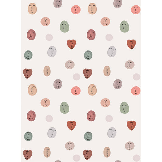 GALERIE WALLCOVERINGS Day Dreamers Smileys   Multi   - RB307