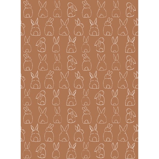 GALERIE WALLCOVERINGS Day Dreamers Bunnies   Brown   - RB312