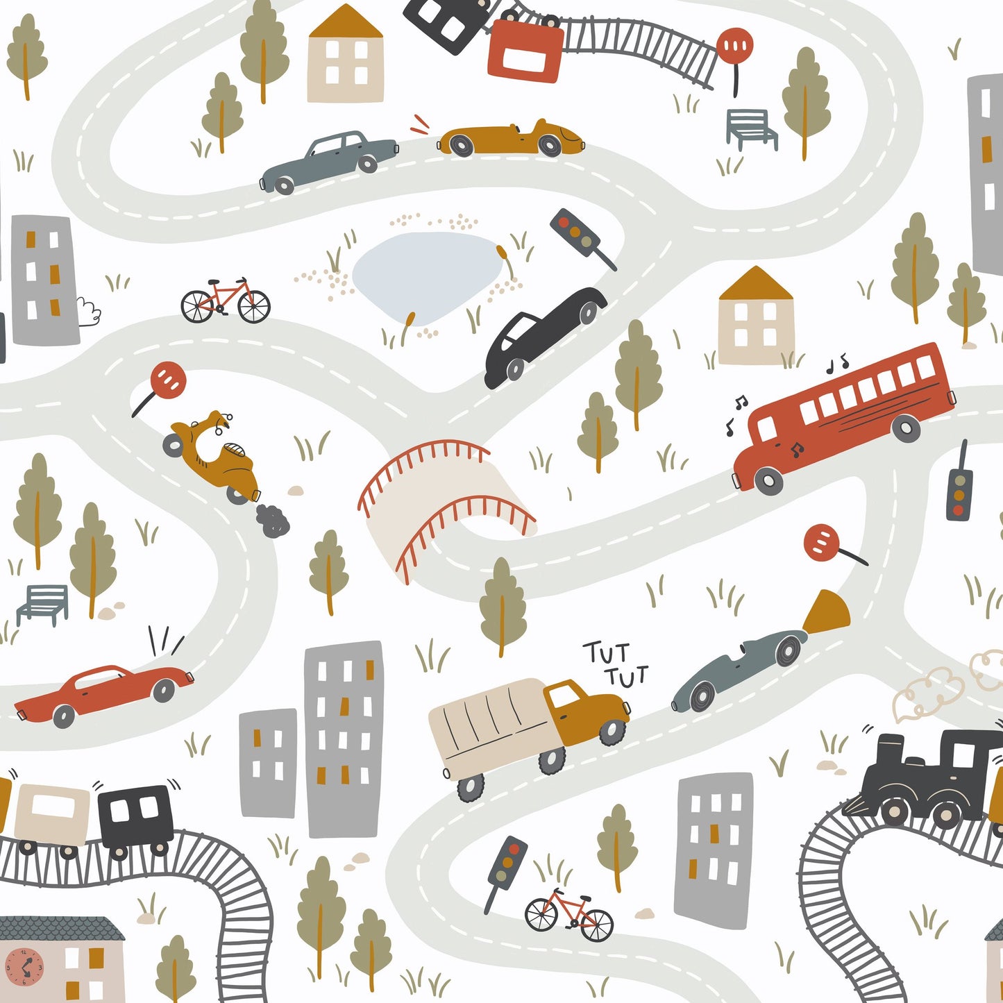 GALERIE WALLCOVERINGS Day Dreamers Kids   Multi   - RB383