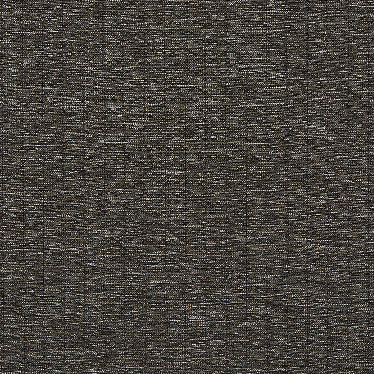 Dark charcoal-brown heather fabric texture with subtle speckled weave, upholstery fabric swatch.