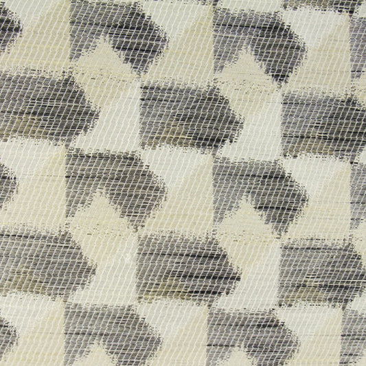 JF Fabrics REECE 95 Fabric Traditional,Transitional,Contemporary,Geometric Black,Creme,Beige,Grey,Silver  Texture - 5422995 J6541