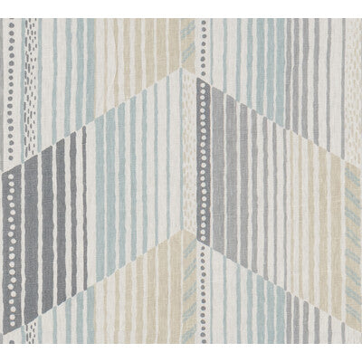 KRAVET DESIGN PRINT GEOMETRIC LIGHT BLUE,IVORY,LIGHT GREY   - REFLEX.1511.0