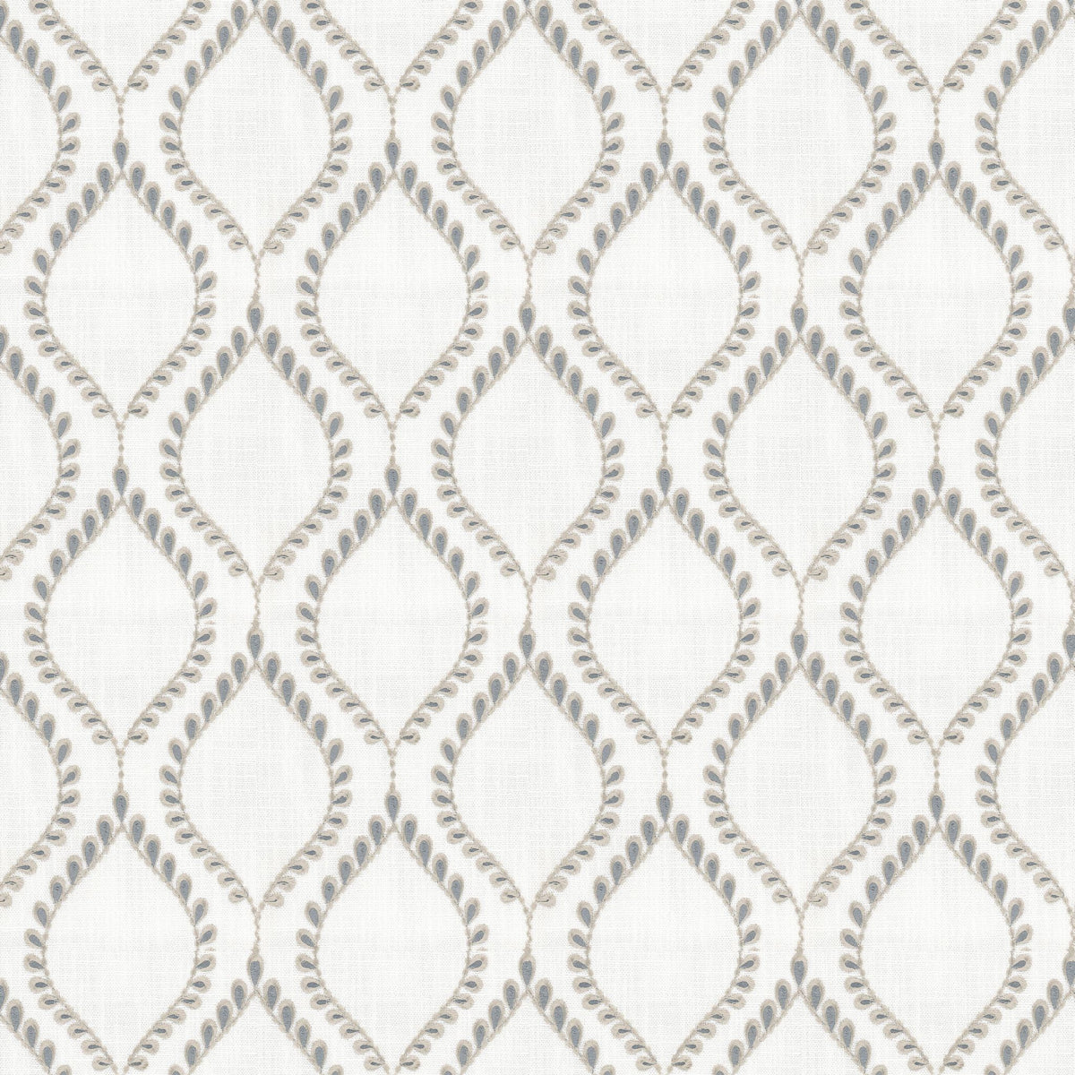 STOUT TEXTILES  MULTIPURPOSE,EMBROIDERIES TRADITIONAL, OGEE SLATE   - REGI-2