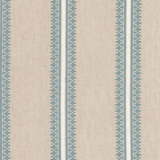 STOUT TEXTILES  DRAPERY,EMBROIDERIES TRADITIONAL, STRIPE HAZE,POWDER,STARLIGHT   - REHO-1