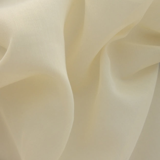 JF Fabrics REIKO 94 Fabric Traditional,Transitional,Contemporary,Plain Creme,Beige  Double Width,Sheer - 5012694 J5941