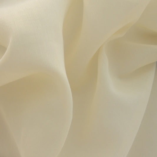 JF Fabrics REIKO 94 Fabric Traditional,Transitional,Contemporary,Plain Creme,Beige  Double Width,Sheer - 5012694 J5941
