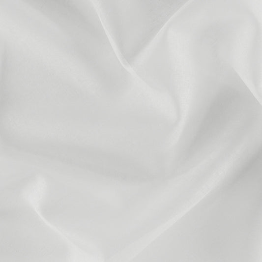 JF Fabrics REJOICE 90 Fabric Plain White  Wide Width, Sheer - 8933690 J9001