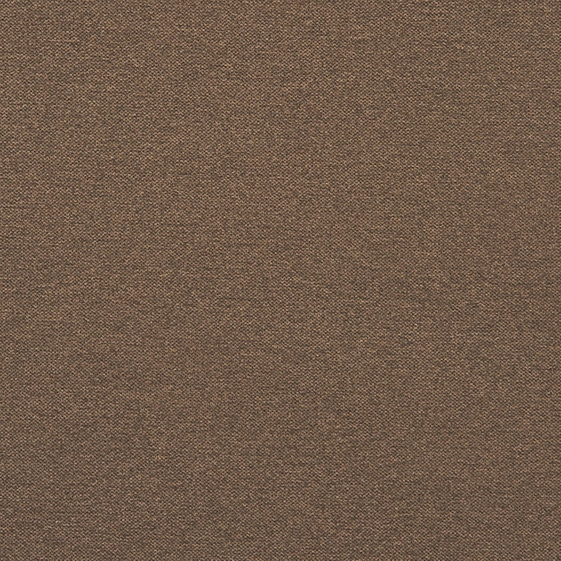 Brown woven fabric swatch with tight texture; warm taupe-brown color for upholstery or apparel use.