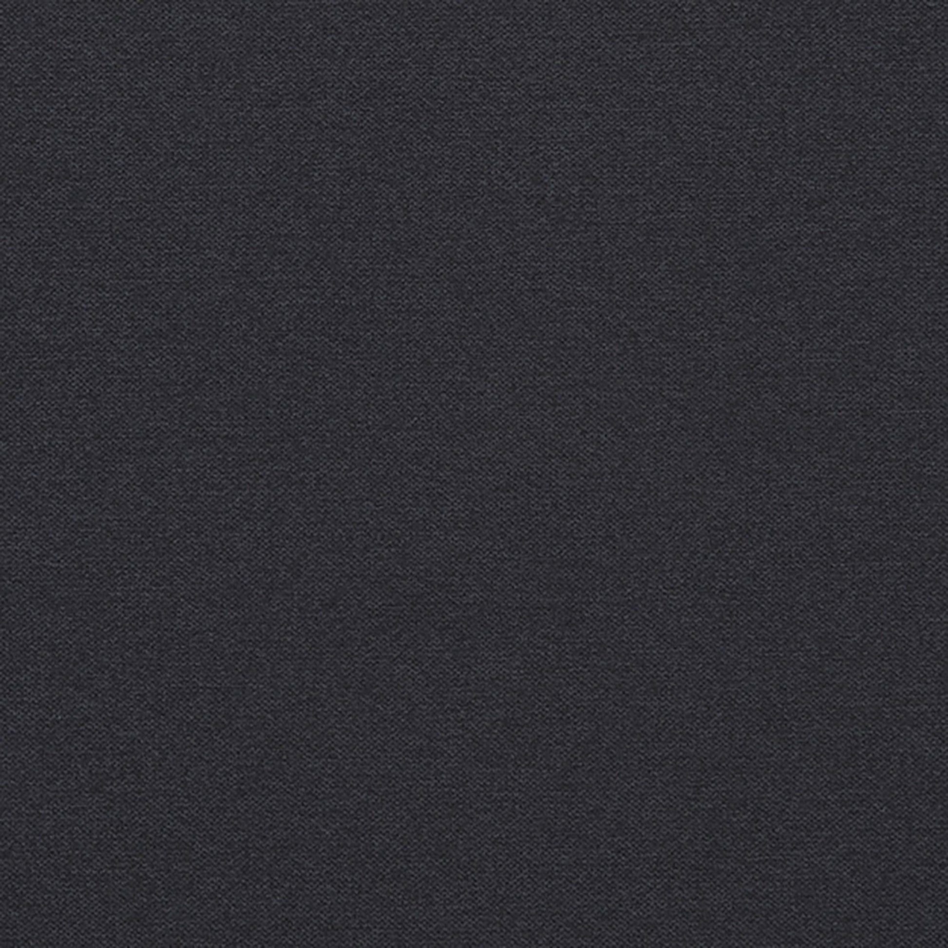 Black fabric close-up with tight weave; smooth textile swatch for upholstery or clothing.