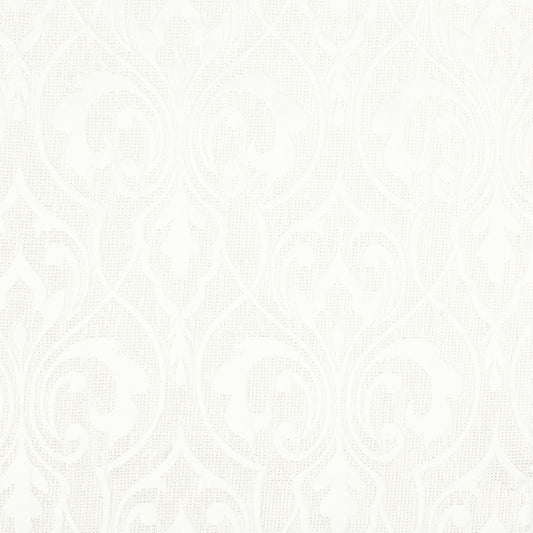 STOUT TEXTILES  DRAPERY,JACQUARD TRADITIONAL, FRAME DESIGN EGGSHELL,IVORY   - REMY-3