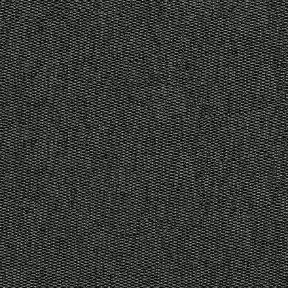 Charcoal grey woven fabric texture with subtle heathered grain, versatile upholstery or apparel material.